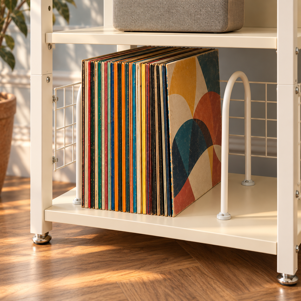 Meuble platine vinyle 40 cm, 3 niveaux | Talvenor