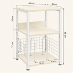 Meuble platine vinyle 40 cm, 3 niveaux | Talvenor