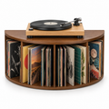 Meuble platine vinyle 60 cm, demi-lune | Hémicycle