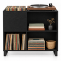 Meuble platine vinyle 84,5 cm, 4 compartiments | Nevrol