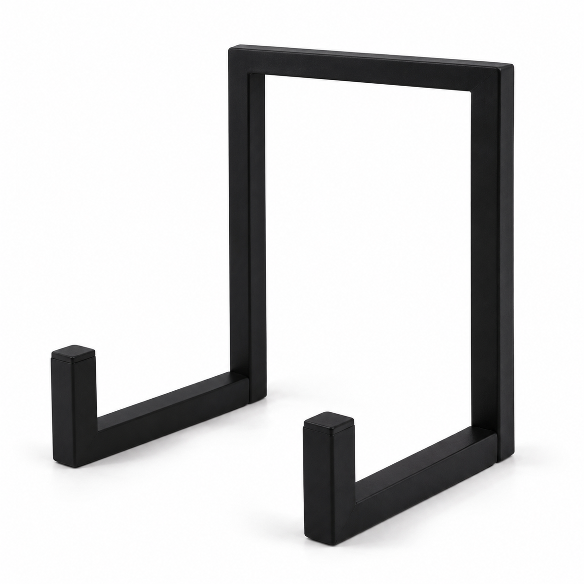 Support présentoir vinyle 15 cm, métal noir | Elvarin